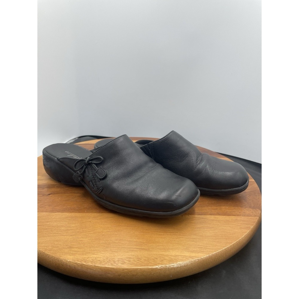 Easy‎ Spirt Black Mules 7.5!sz Ladies Shoes